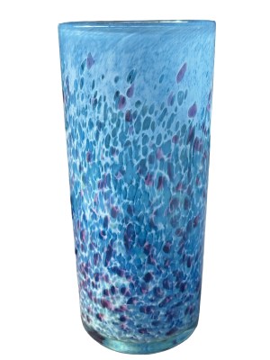 Blue Meadow Cylinder Vase